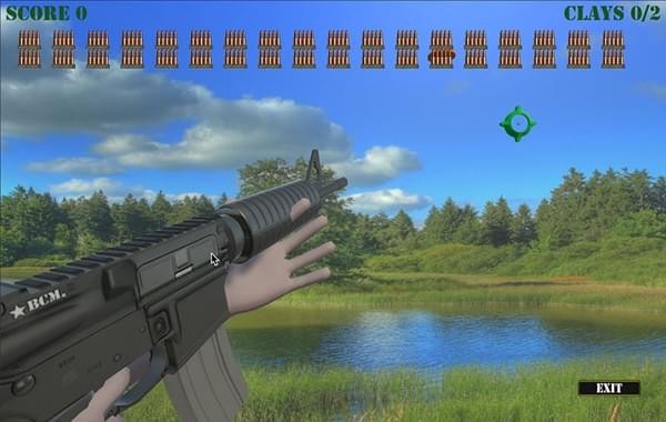双向飞碟射击截图