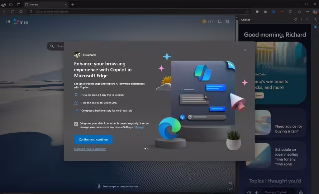 微软Edge浏览器新增功能：自动同步Chrome等浏览器的标签页截图