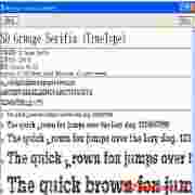 雕刻纹路字体(SDGrungeSeri