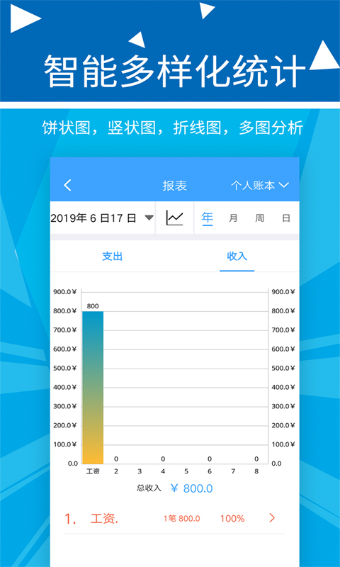 波澜旺财记账截图