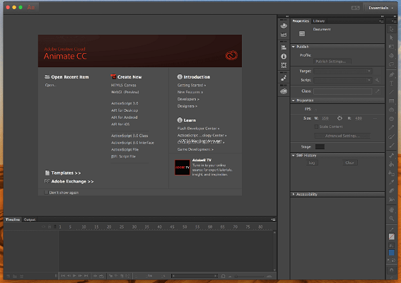 Adobe Animate 2021截图