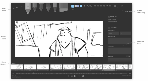 Storyboarder截图