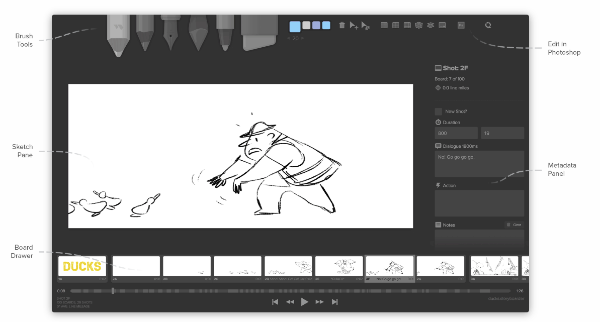 Storyboarder截图