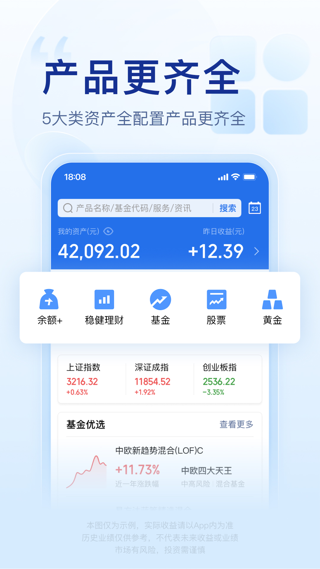 腾讯理财通截图
