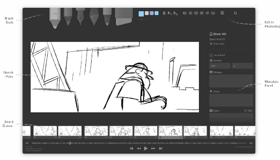 Storyboarder截图