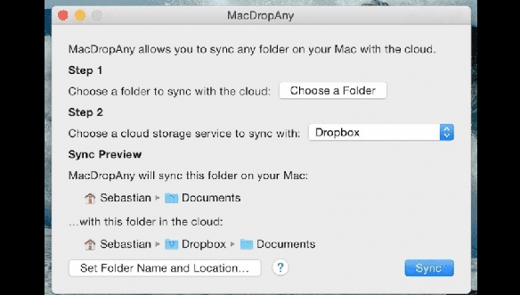 MacDropAny For Mac界面展示