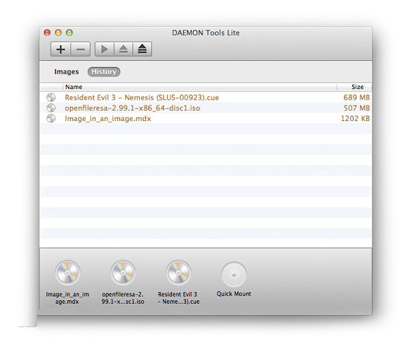 DAEMON Tools Lite mac版截图