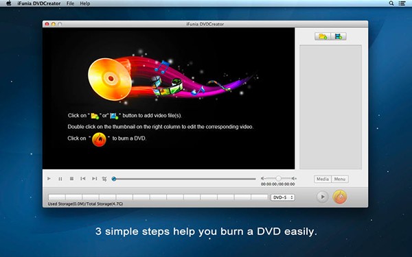 iFunia DVD Creator for Mac软件界面