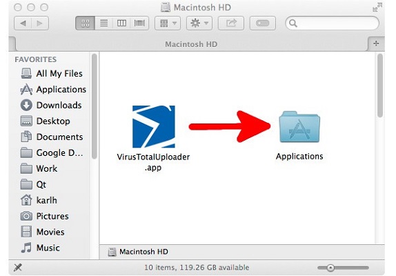 VirusTotal Uploader截图