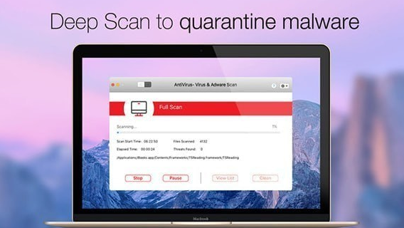 Max Secure Antivirus For Mac软件界面