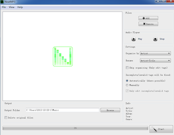 NeatMP3 For Mac软件界面截图