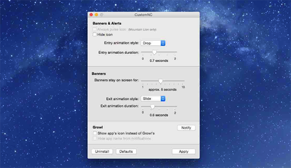 CustomNC For Mac软件界面