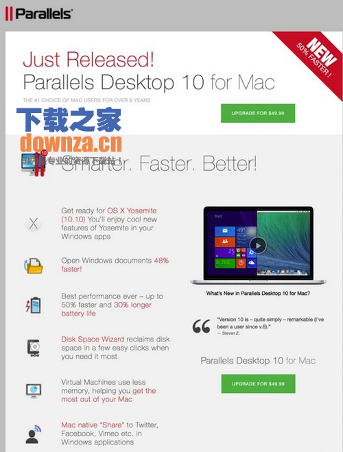 Parallels Desktop 10 for Mac截图