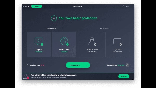 AVG AntiVirus for mac截图