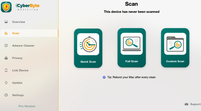 Antivirus Cyber Byte Pro for Mac截图
