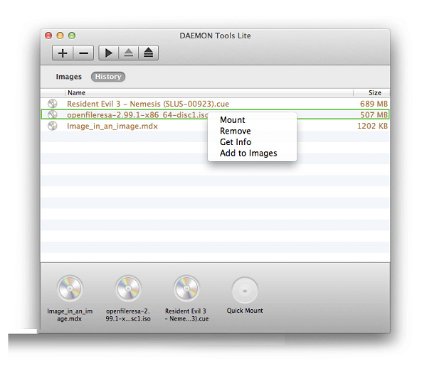 DAEMON Tools Lite mac版截图