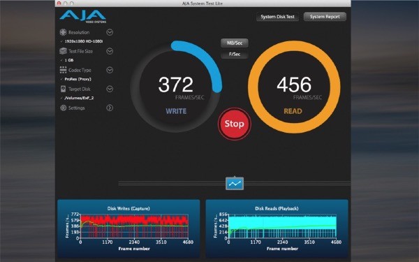 AJA System Test截图