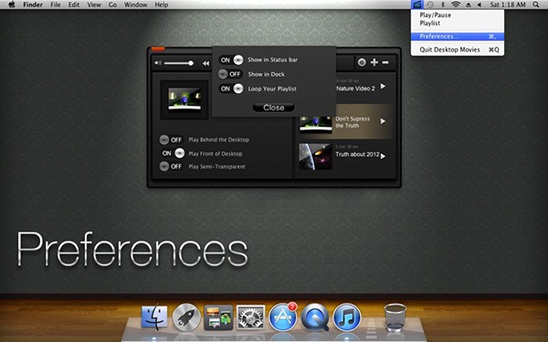 Desktop Movie Player界面展示