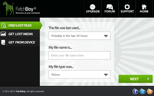 FetchBoy Home For Mac软件界面