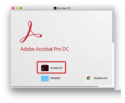 Adobe Acrobat Pro安装界面