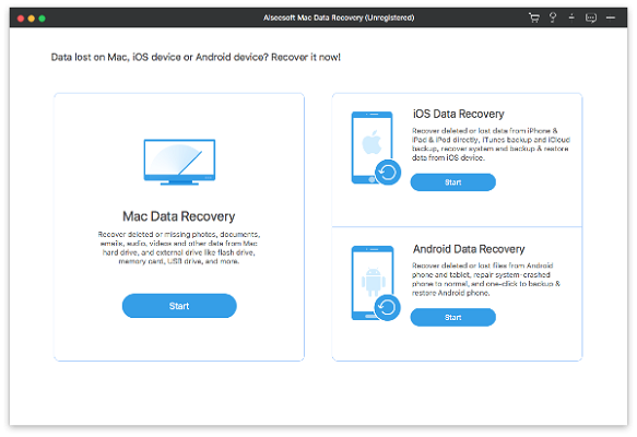 Aiseesoft Data Recovery截图
