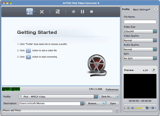 ImTOO iPad Video Converter for Mac截图