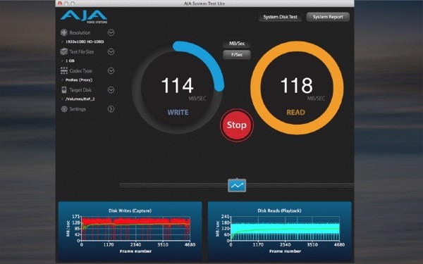 AJA System Test截图