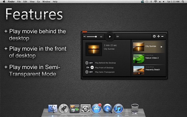 Desktop Movie Player界面展示