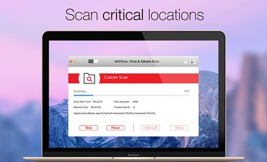 Max Secure Antivirus For Mac软件界面