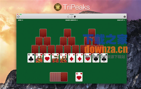 TriPeaks for Mac游戏截图