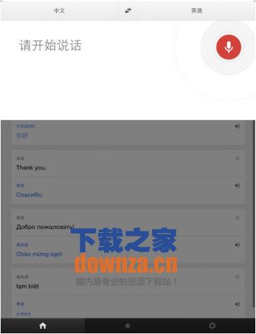 谷歌翻译iPad版截图