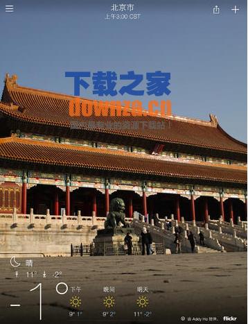 Yahoo 天气iPad版截图