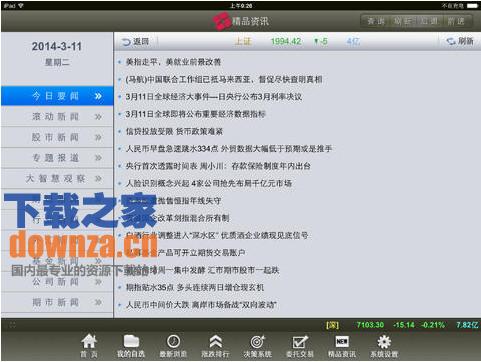 东方大智慧iPad版截图