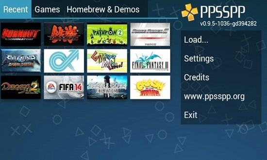 PSP模拟器截图