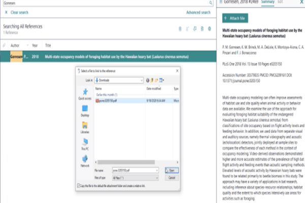 EndNote For Mac截图