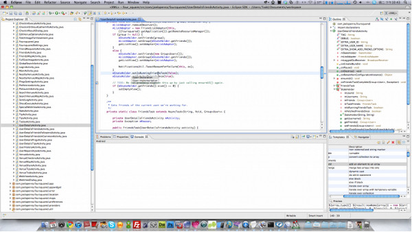 Eclipse Mac版截图