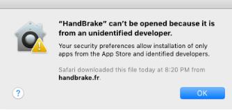 Handbrake截图