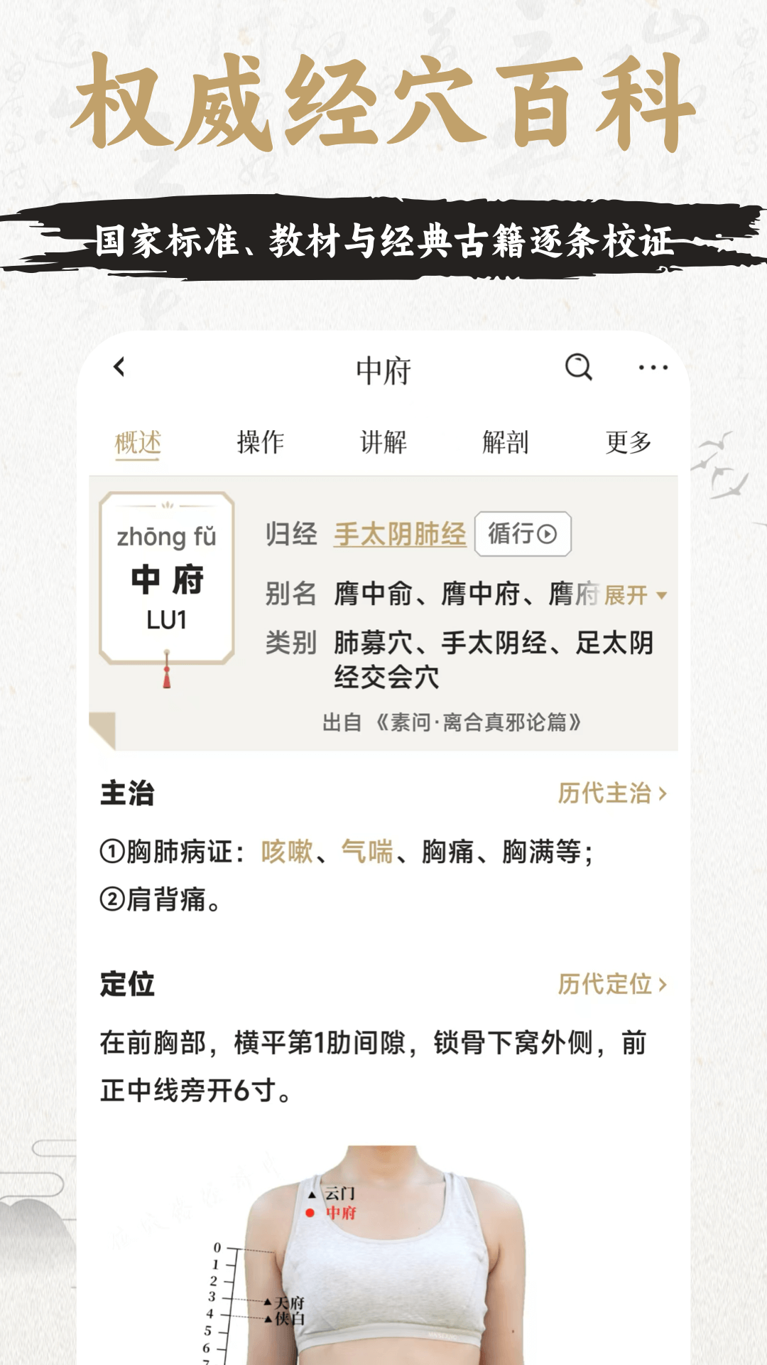 中济经络穴位截图