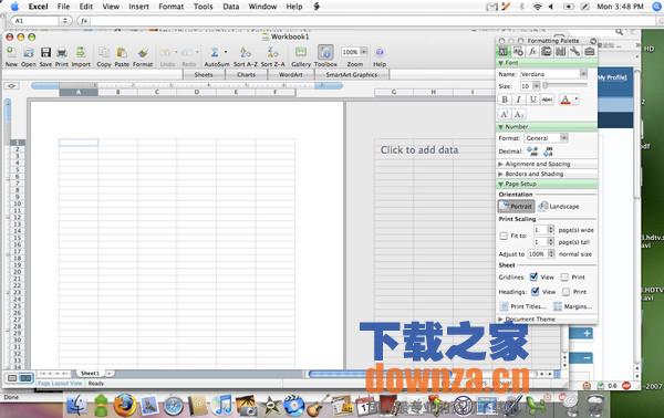 Excel mac版截图