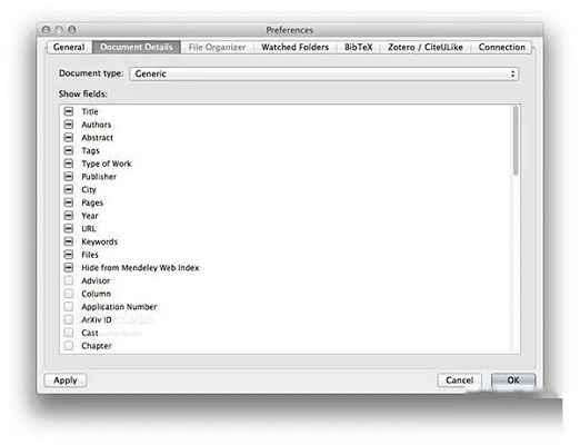Mendeley Desktop截图
