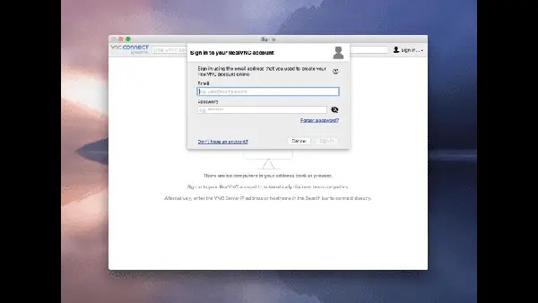 VNC Viewer Mac版截图