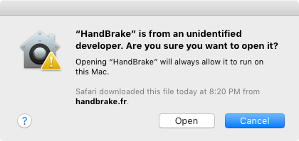 Handbrake截图
