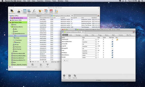 Navicat for SQL Server 11 Mac版截图