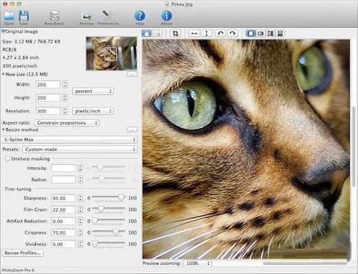 PhotoZoom Pro 7截图