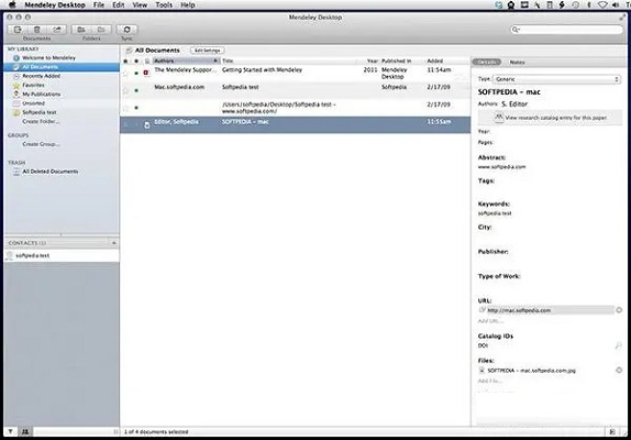 Mendeley Desktop截图