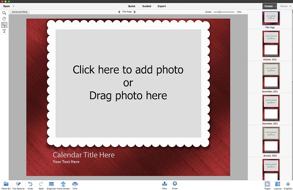 Adobe Photoshop Elements 2022软件界面截图