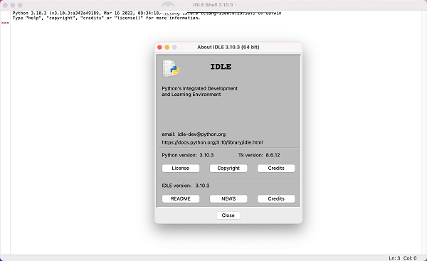 python Mac版截图
